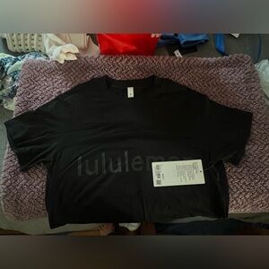 Black Lululemon workout top